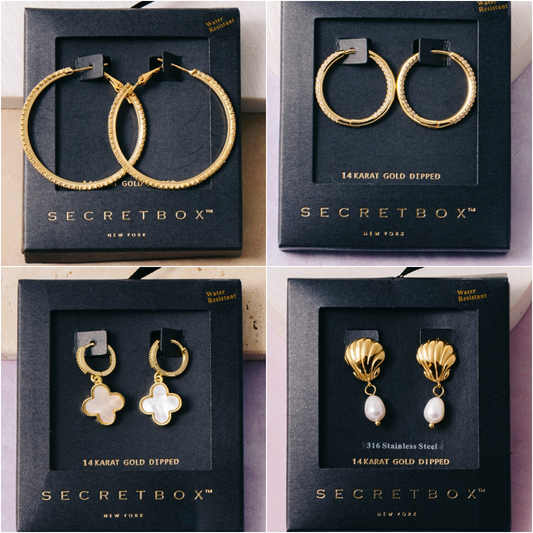 14K Gold-Dipped Elegant Earring SB808295 50105 50119 DE70144