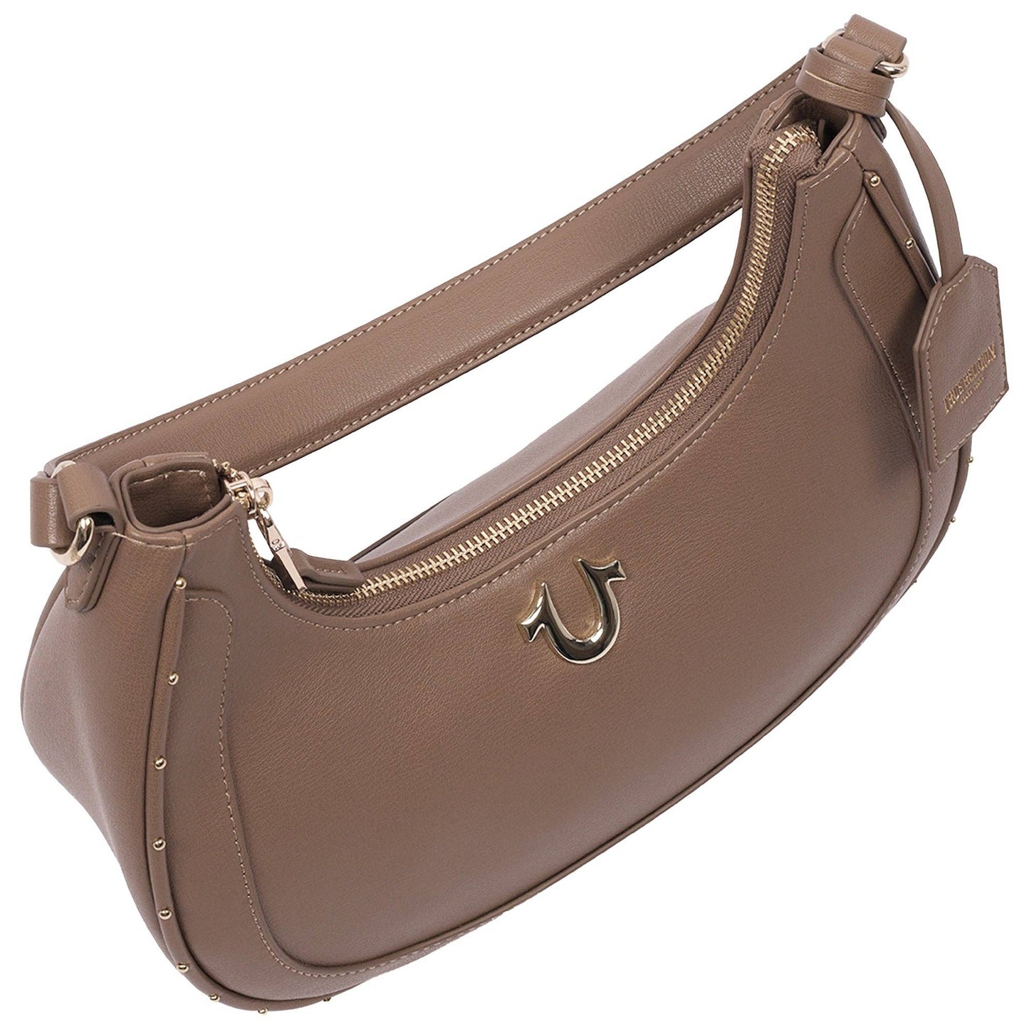 True Religion Zip Top Crescent Hobo Bag