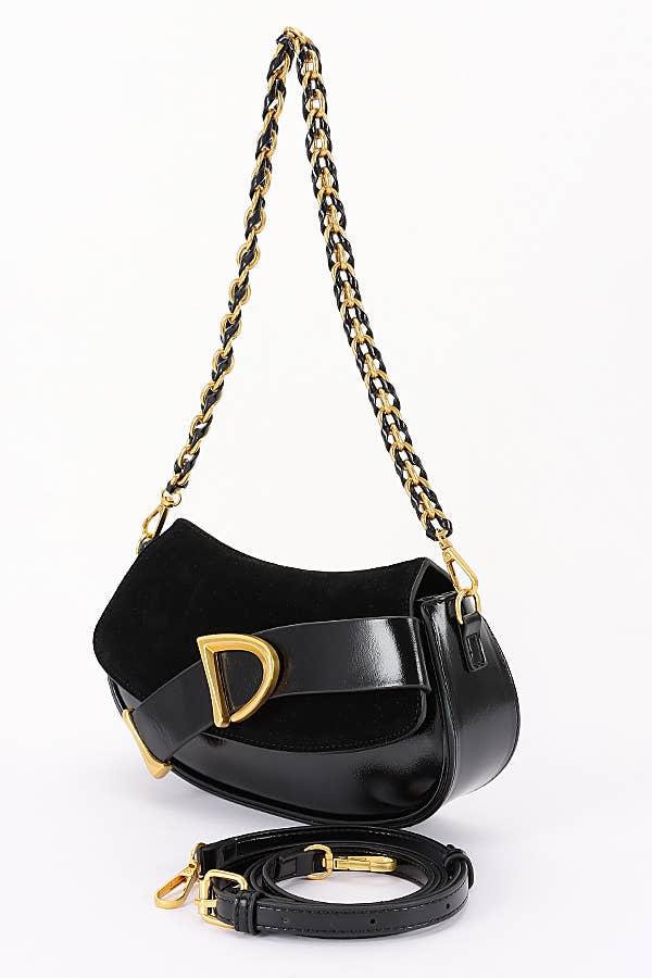 Luxury Crescent Flap Shoulder Bag HPC6924