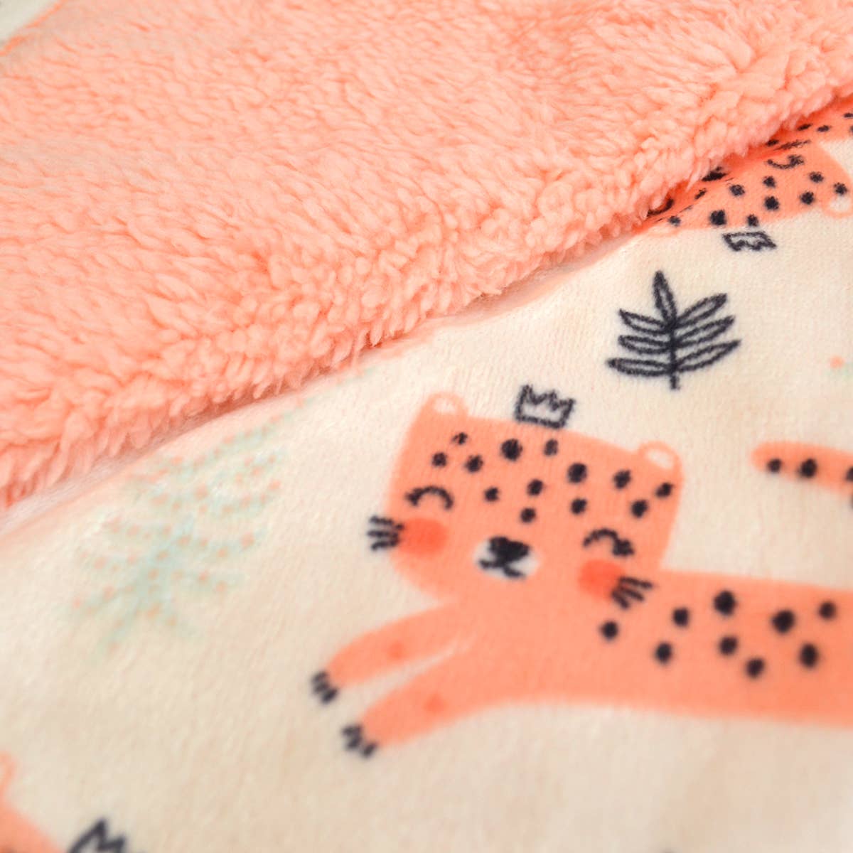 Super Soft Reverse side Cozy Sherpa Plush Baby Blanket