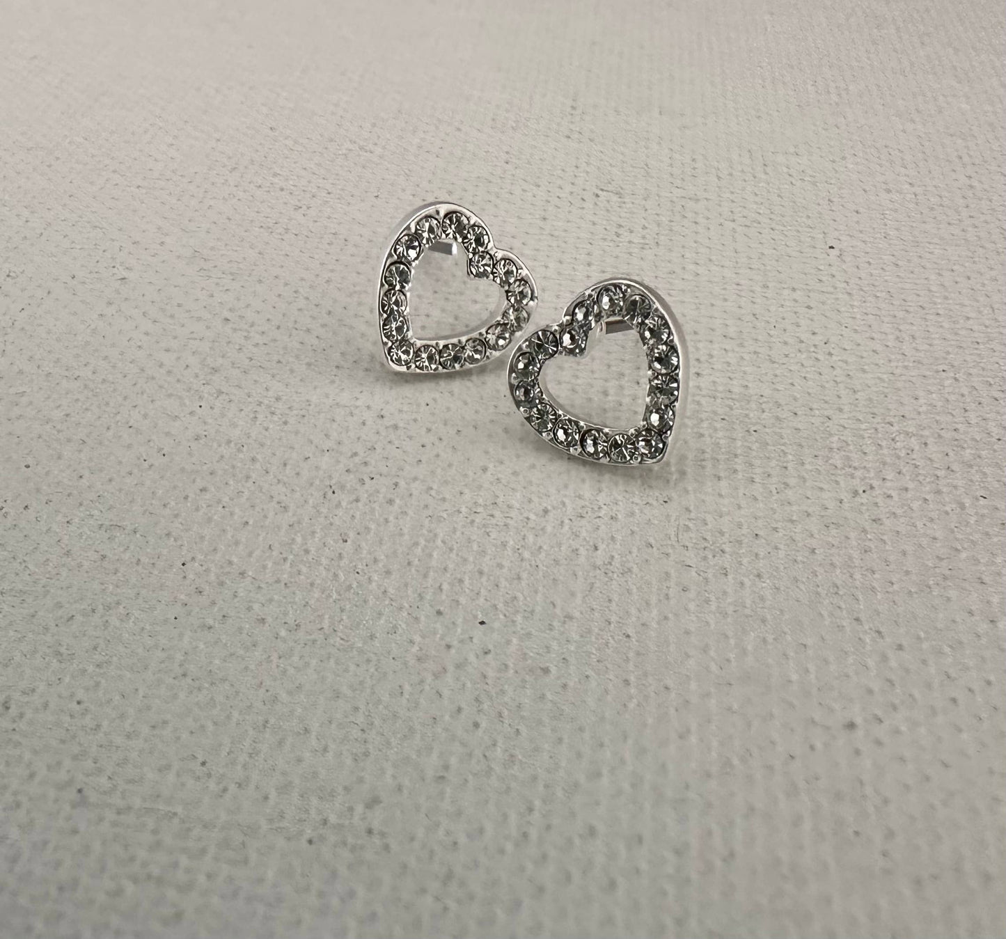 Sparkly Heart Earrings Jewelry
