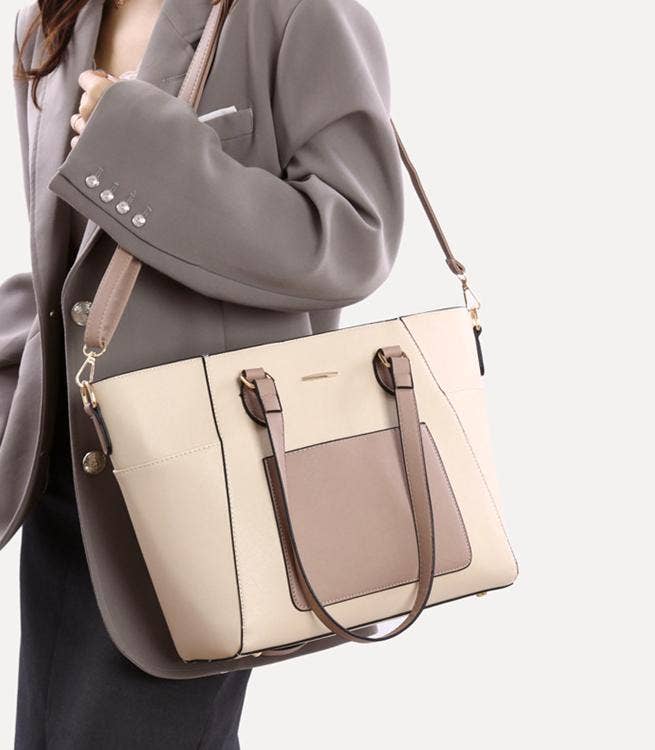 Stylish shoulder bag three piece set