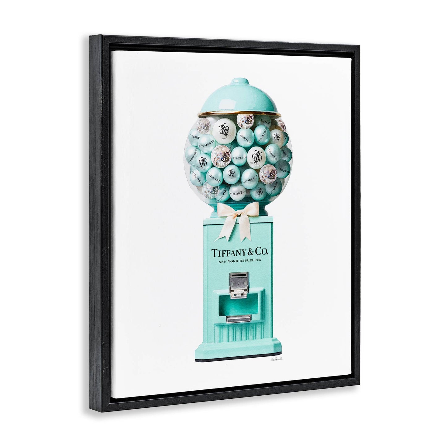 Turquoise Fashion Candy - Framed Wall Art