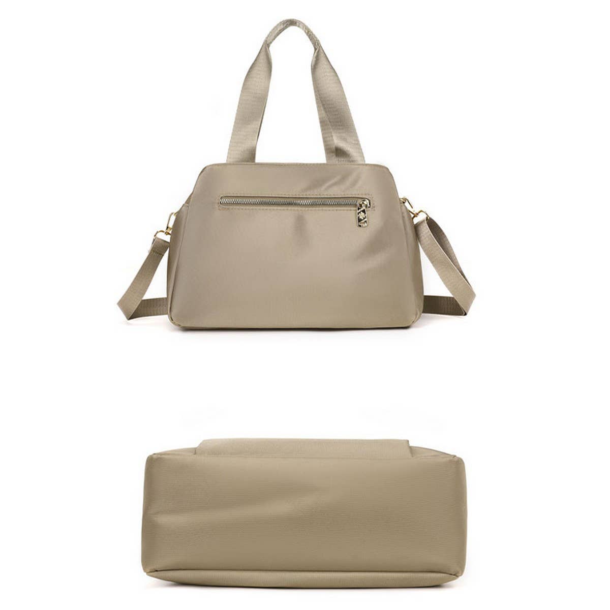 FASHION MULTI COMPARTMENT CANVAS SHOULDER BAG_CWAB3450