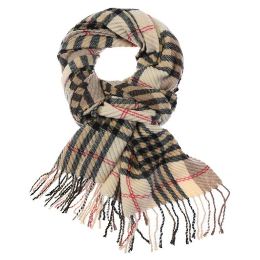 Plaid Pattern Oblong Scarf LVSC-105