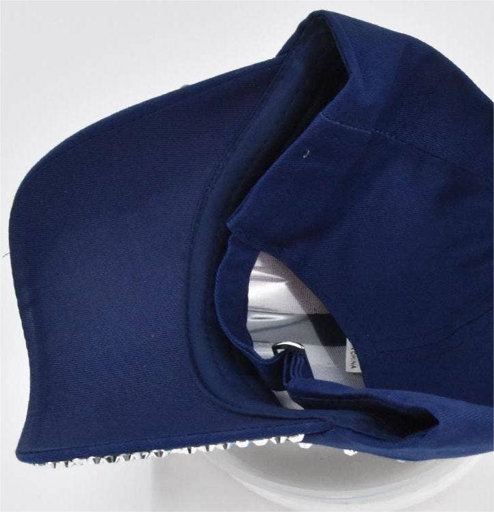 Fourth of July American flag rhinestones baseball cap