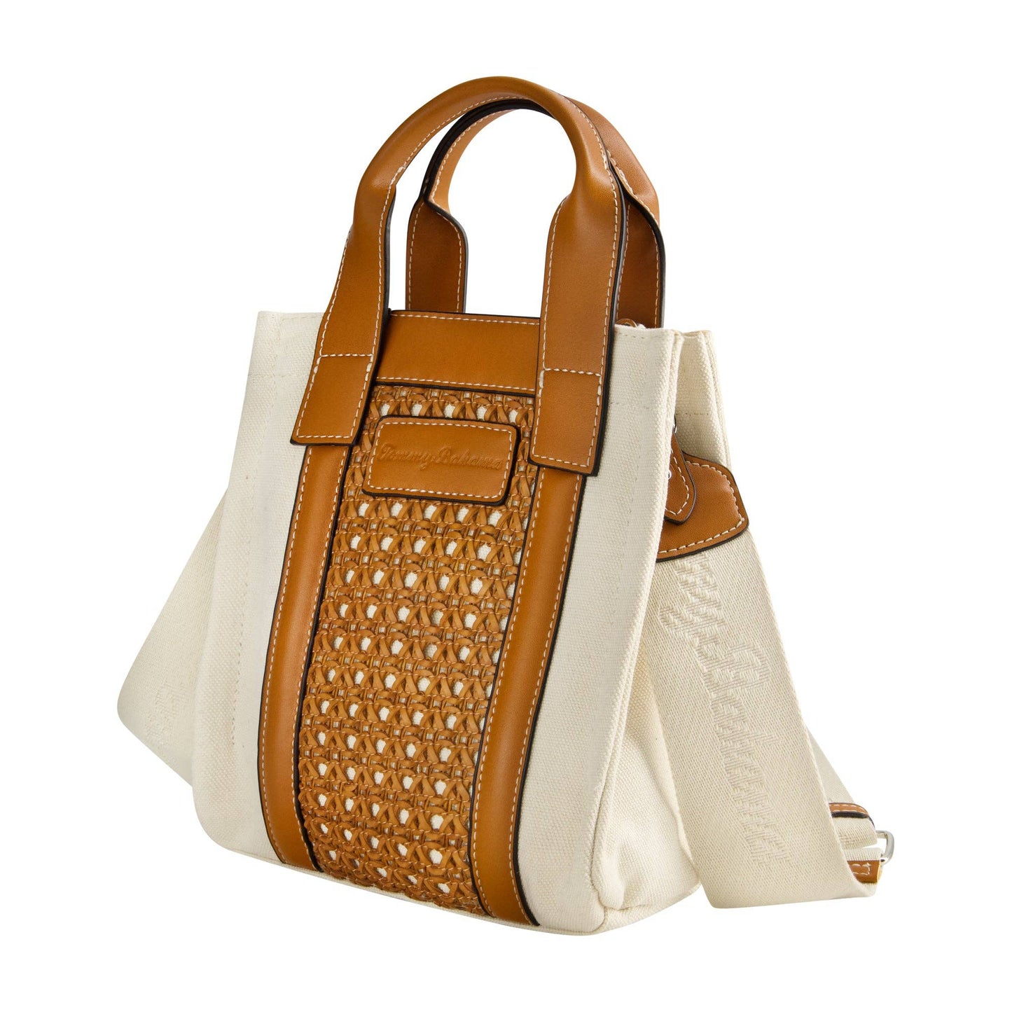 Tommy Bahama Woven North-South Tote, BROWN