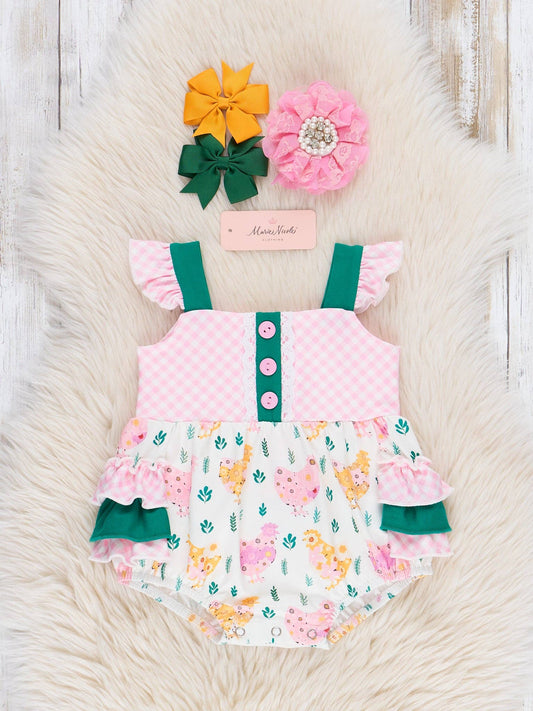 Hen Garden Ruffle Bubble