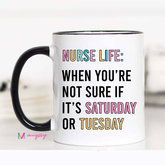 Nurse Life Funny Coffee Mug, Hospital Gift Shop