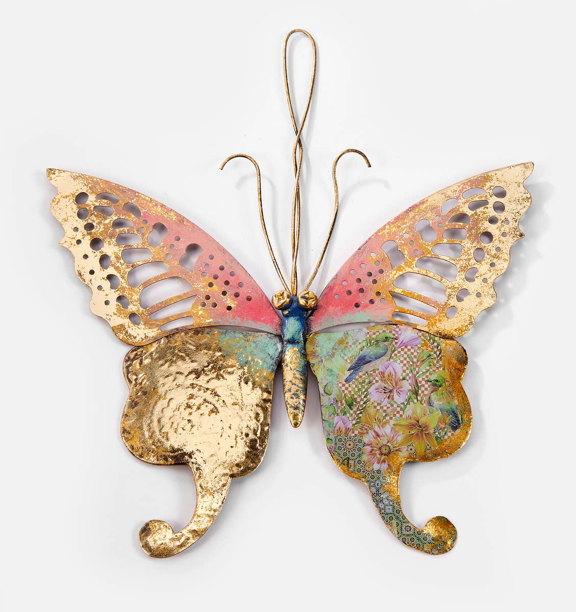 Metal Butterfly Hanging Decor