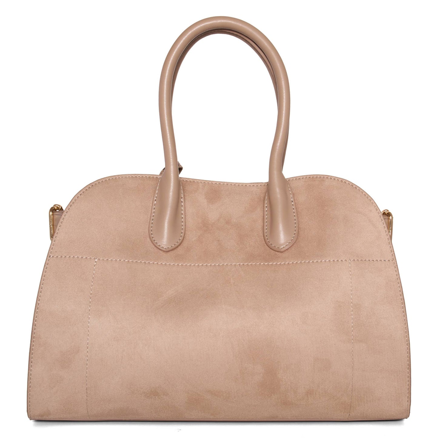 Aurora Suede Tassel Satchel  Chic Top Handle Handbag Purse