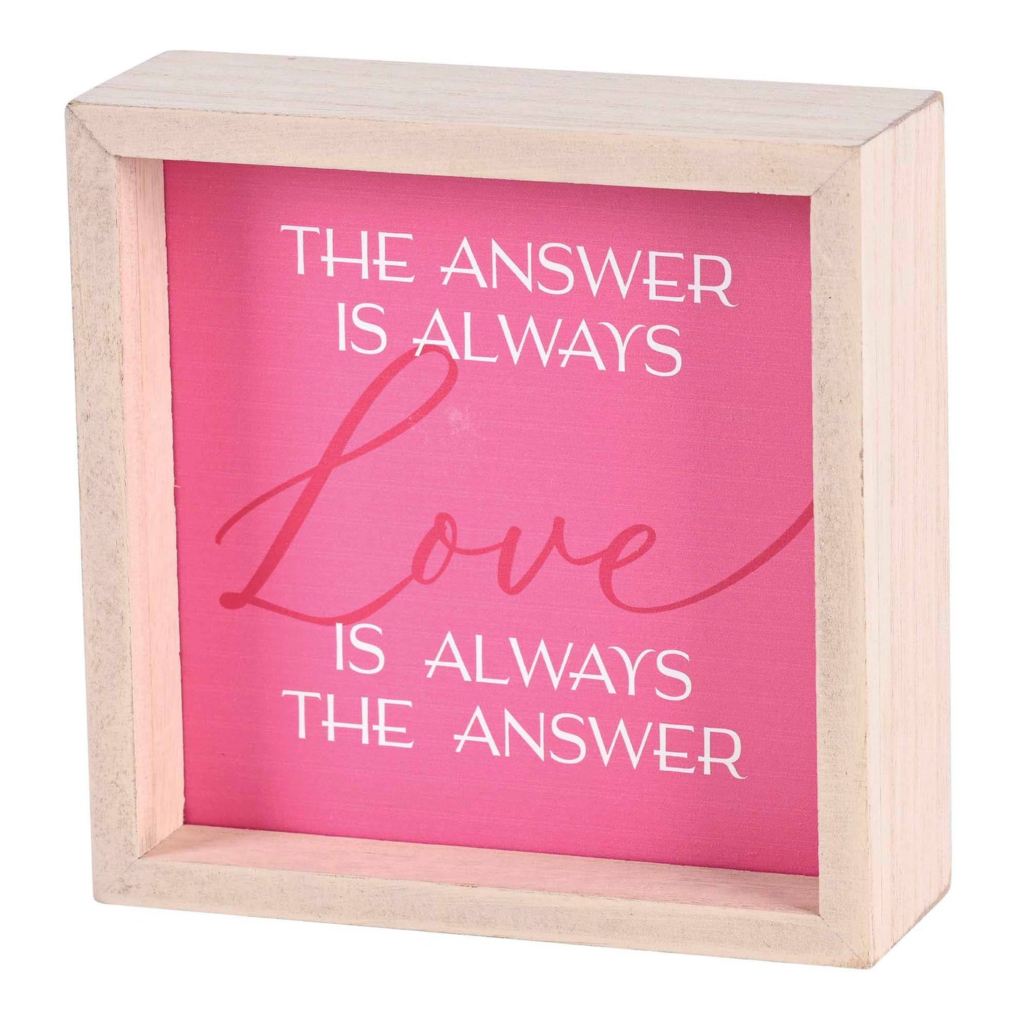 Two-Sided Art The Answer Is Always Love