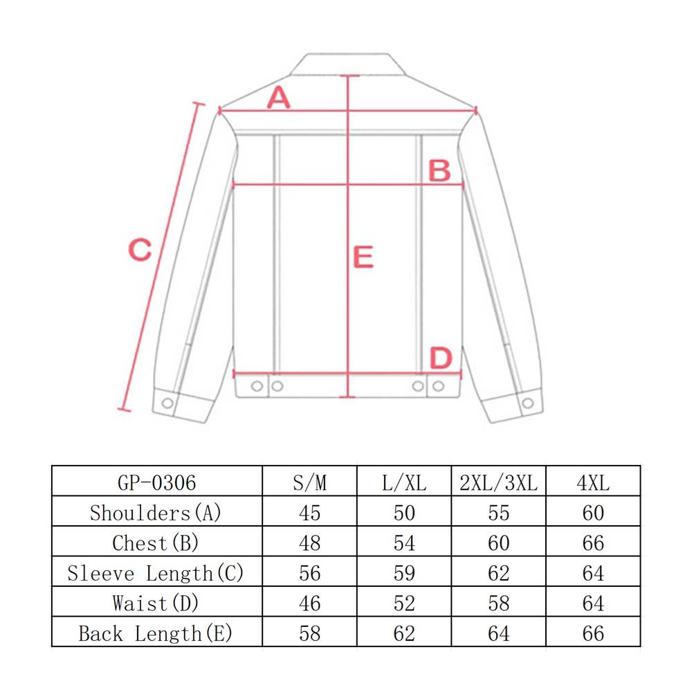 Diamond-Stitched Button-Up Denim Jacket