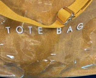 PVC Handbag Letter Tote Bag Crossbody Bag