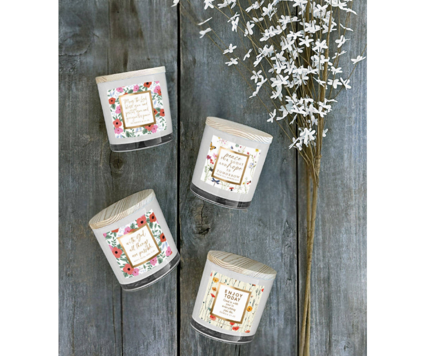 LCP Soy Candle Floral With God All Things