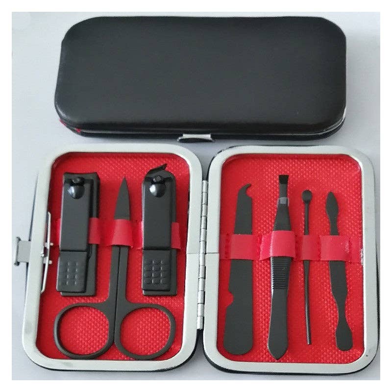 7 Pieces Manicure Pedicure Knife Grooming Nipper Nail Tool Set