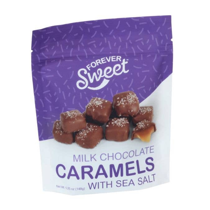 Forever Sweet Milk Caramel With Sea Salt Pouch Bag, 5.25 oz