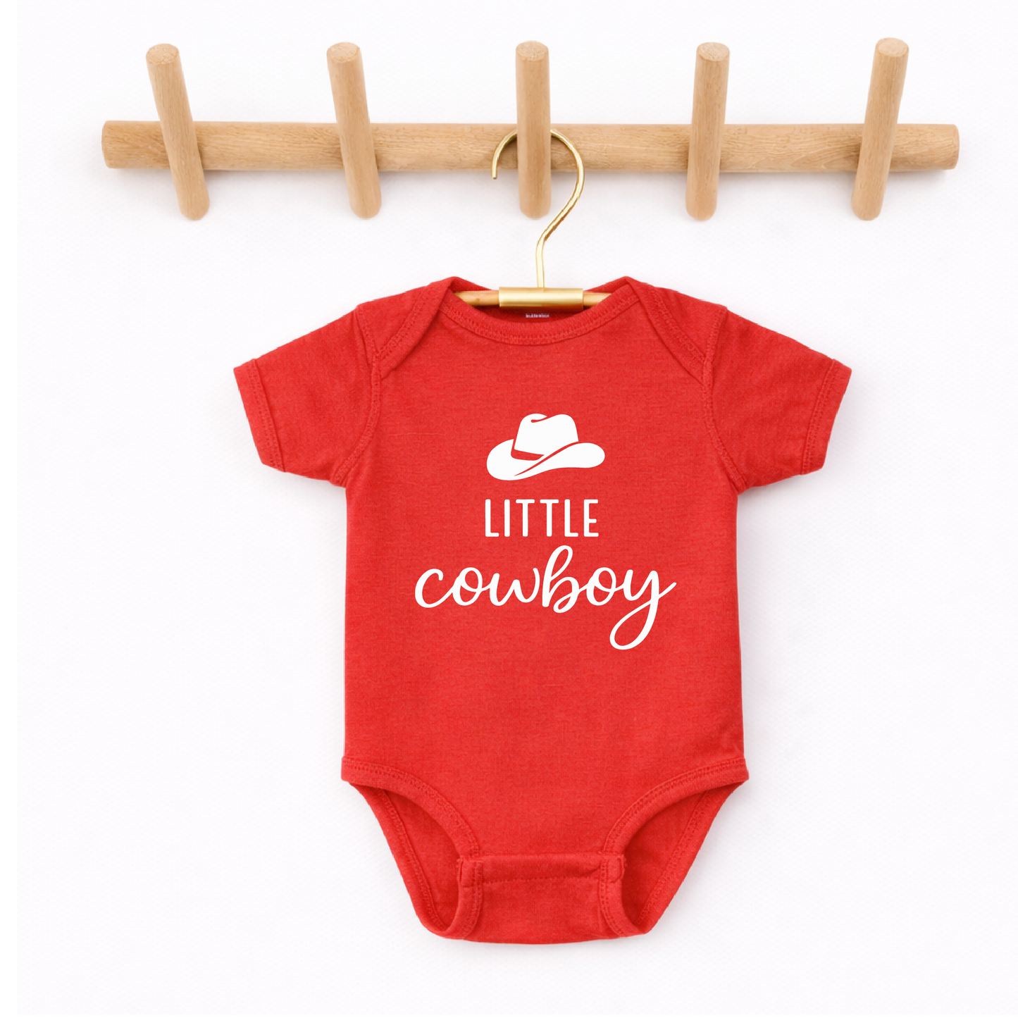 Little Cowboy Baby Bodysuit, Western Onesie