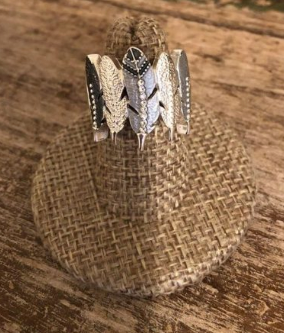 Eagle Feather Jewelry Ring