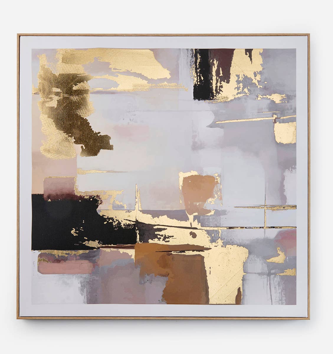 Abstract Foil Wall Print
