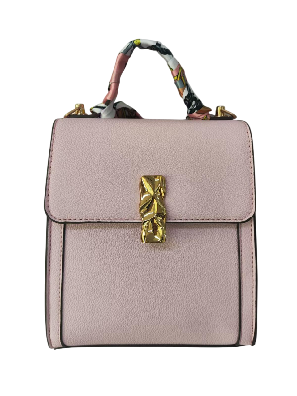 7525 - Crossbody Bag With Silk Scarf