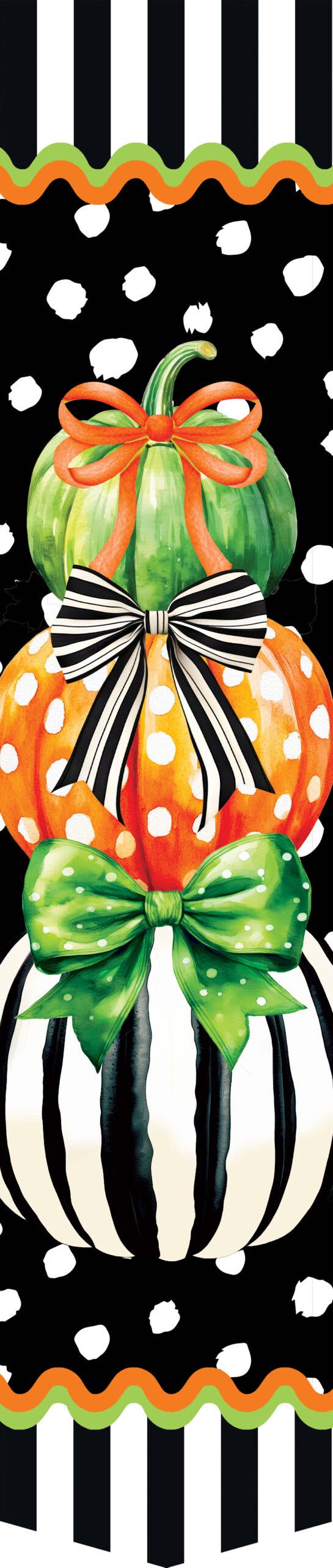 Door Expression-Pumpkin Stripes