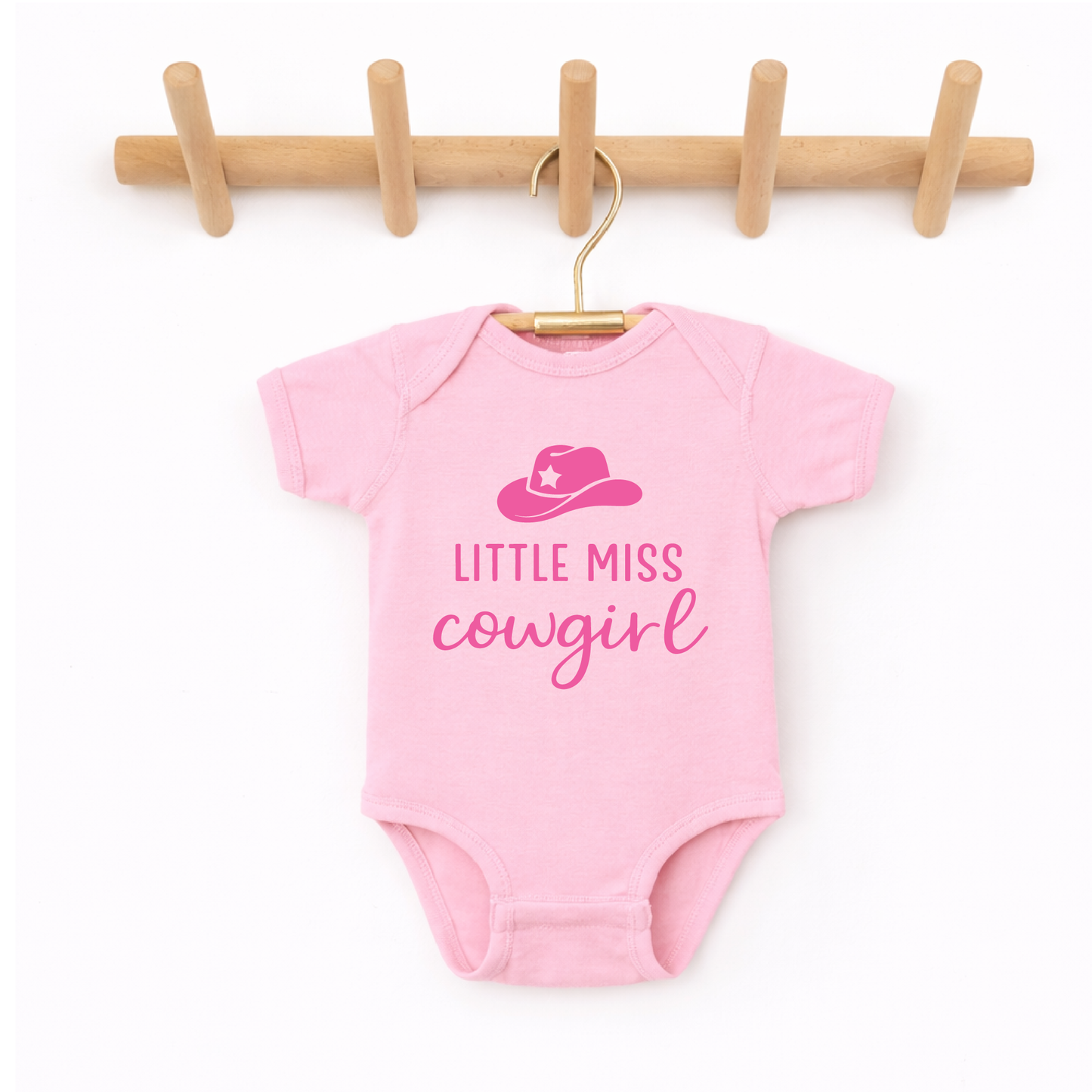 Little Cowgirl Baby Bodysuit, Western Onesie