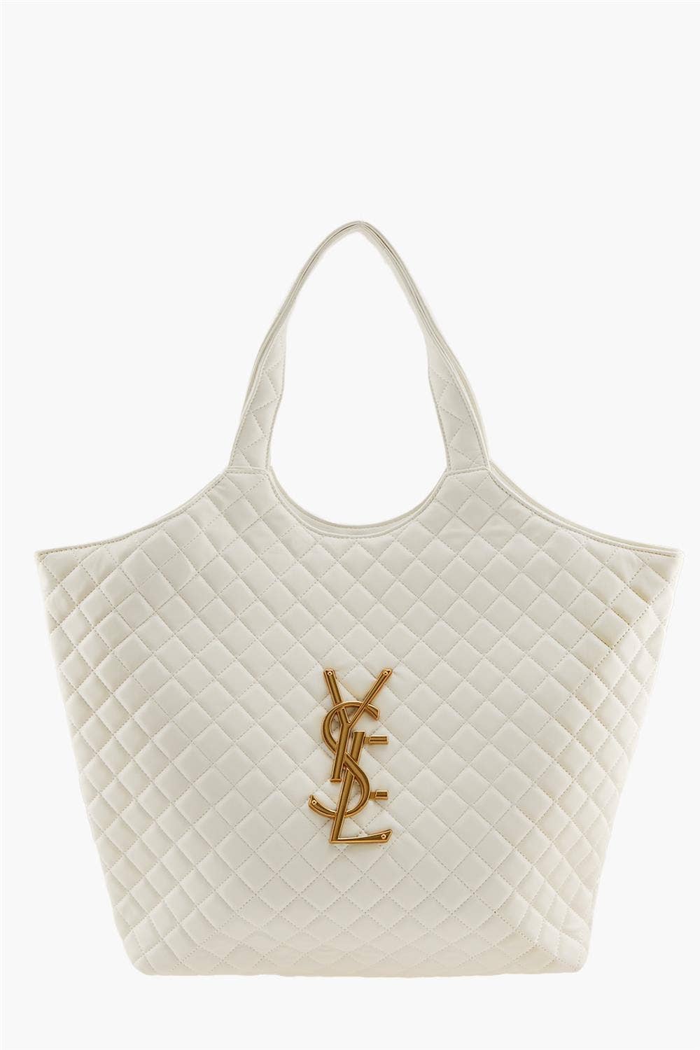 DIAMOND QUILTED LOGO OVERSIZED SHOULDER BAG 6901