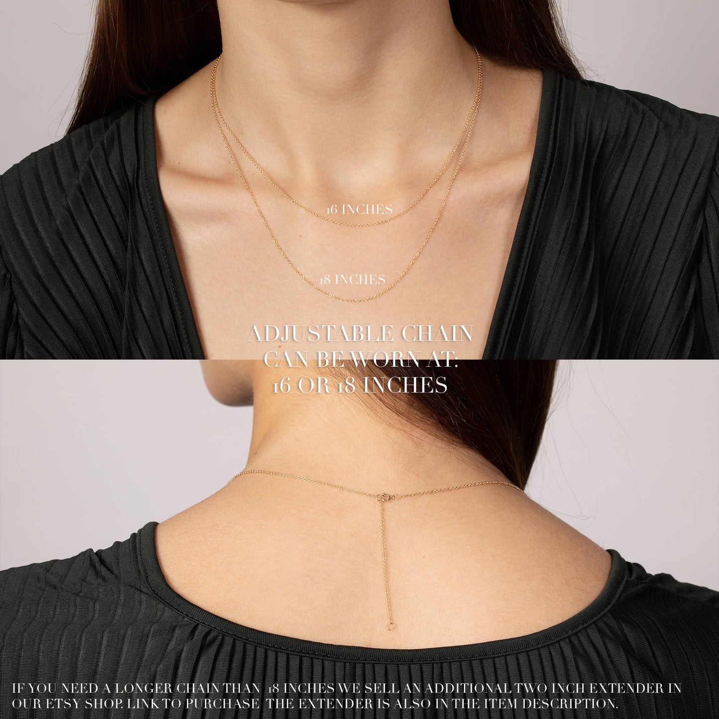Courage Pave Gold Necklace