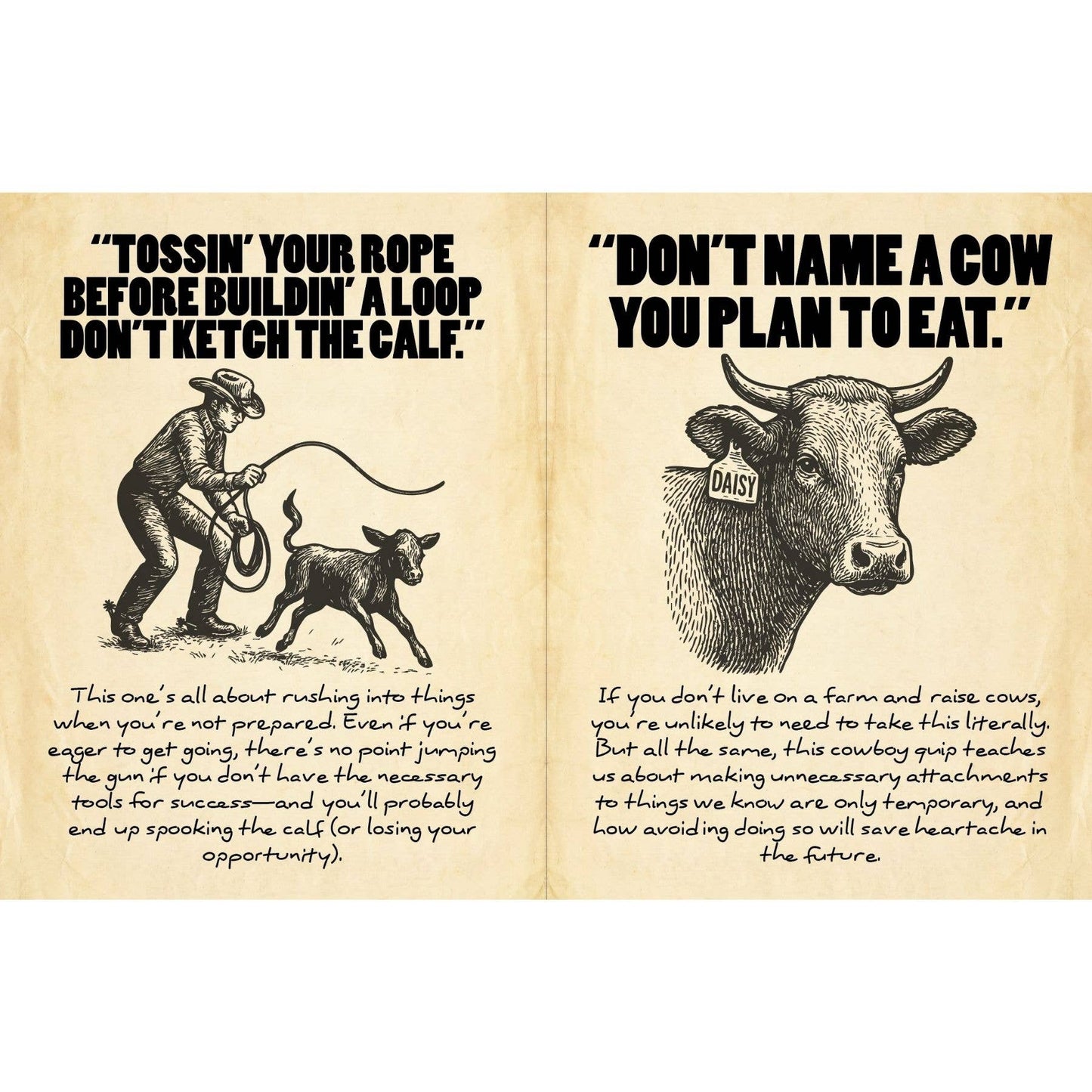 Cowboy Wisdom Gift Book: Wild West Solutions
