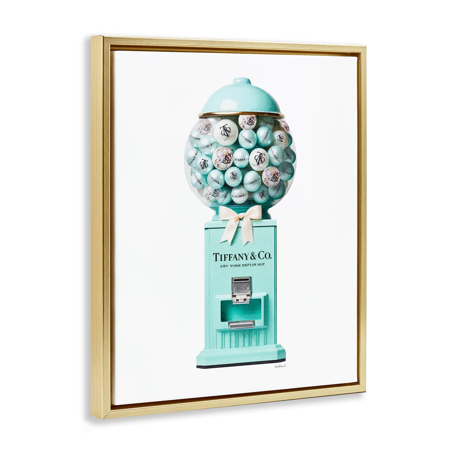 Turquoise Fashion Candy - Framed Wall Art