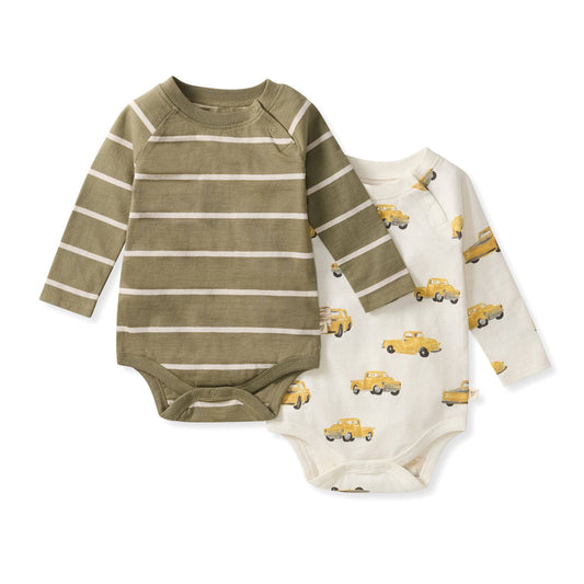 2 Pack Burt's Truck Bodysuits