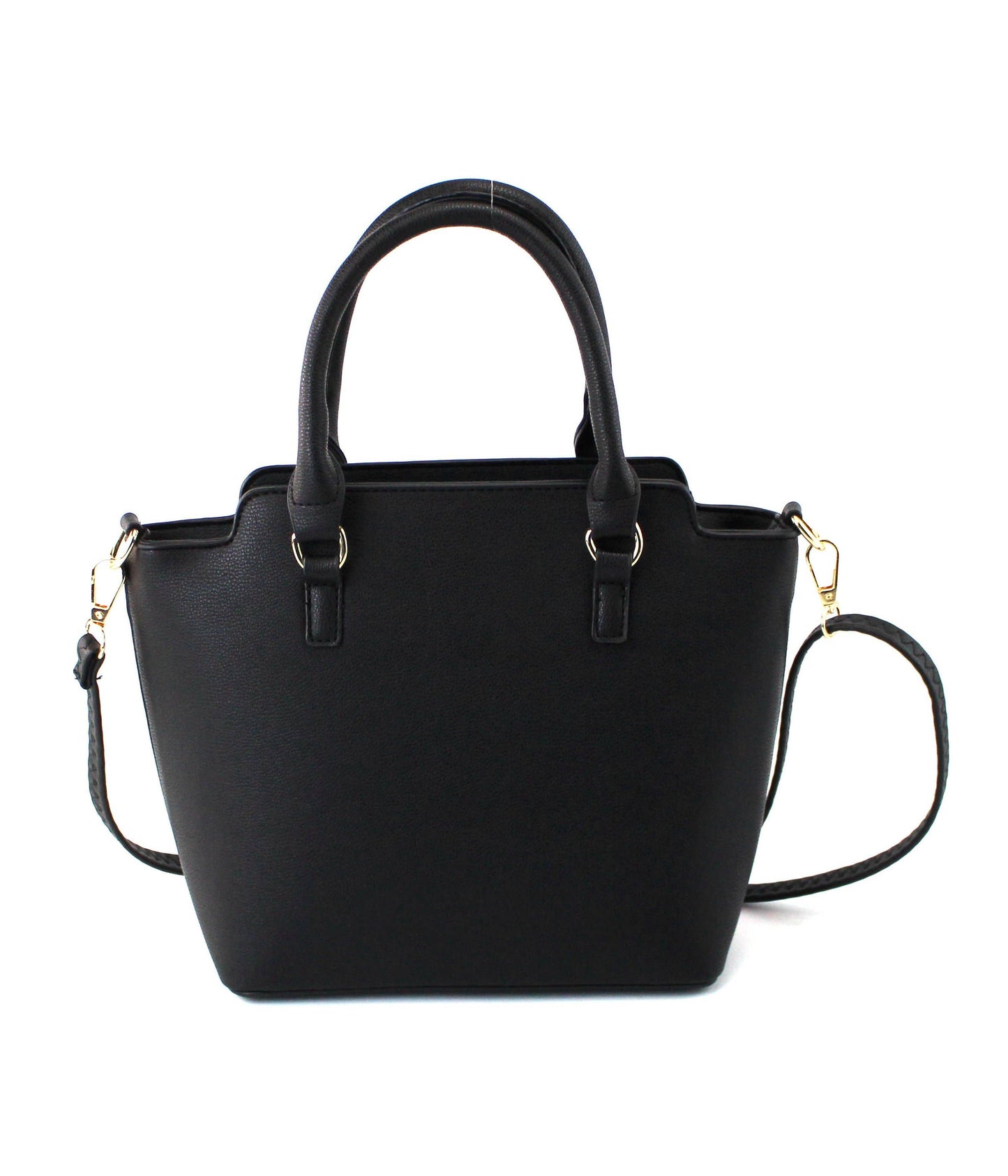 7809A - PU Floral Print Two Color 2 in 1 Tote Bag