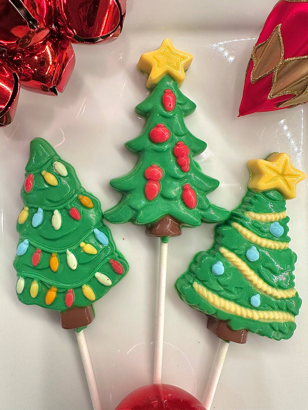 Christmas Tree Chocolate Lollipop