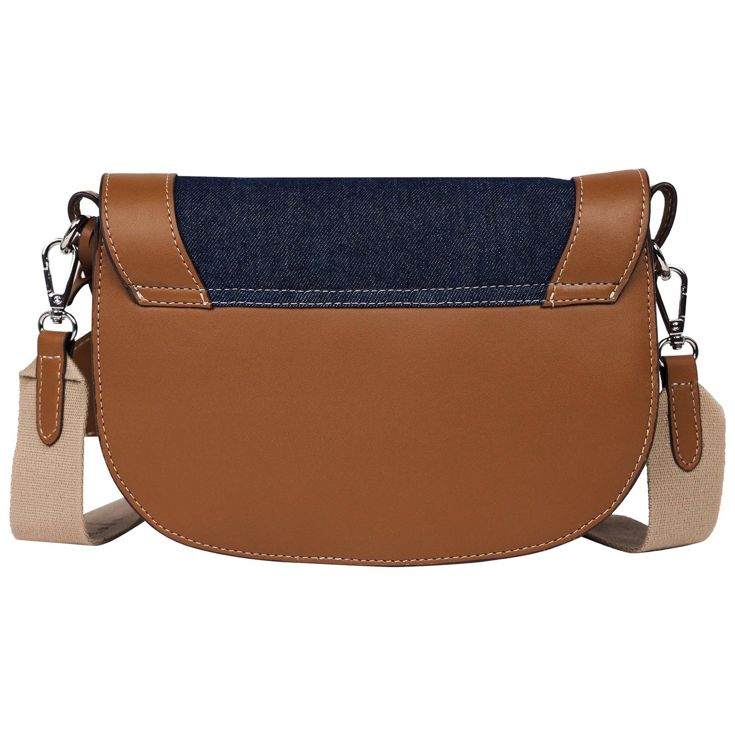 True Religion Denim Raised Horseshoe Crossbody Flap