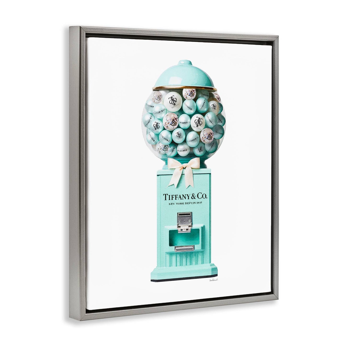Turquoise Fashion Candy - Framed Wall Art