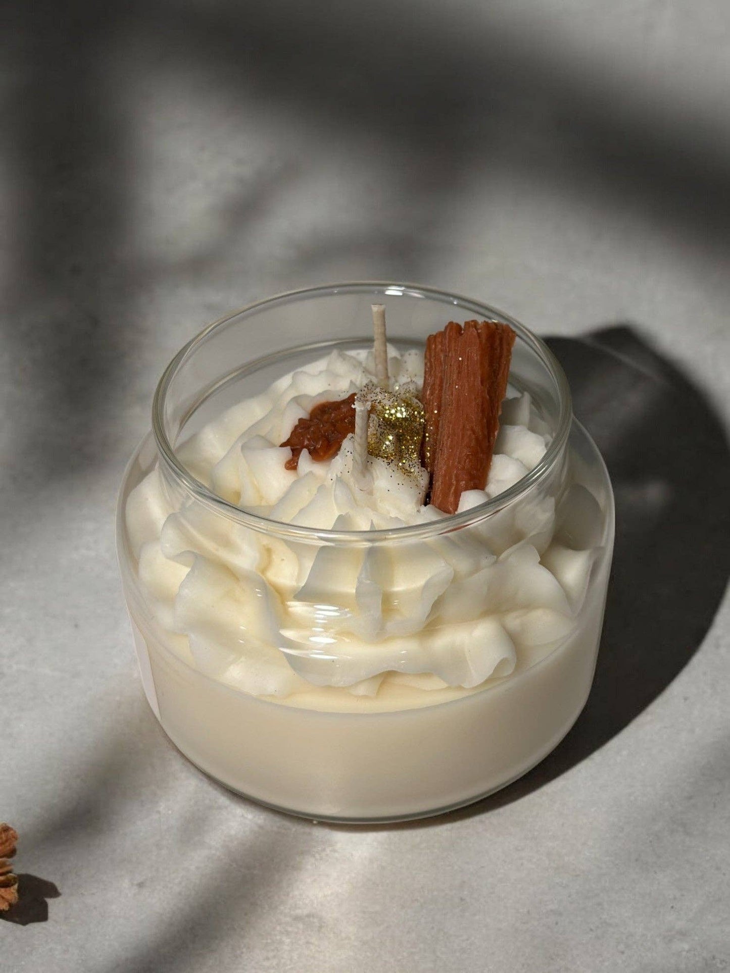Cinnamon Vanilla Whipped Candle – Handmade Gift