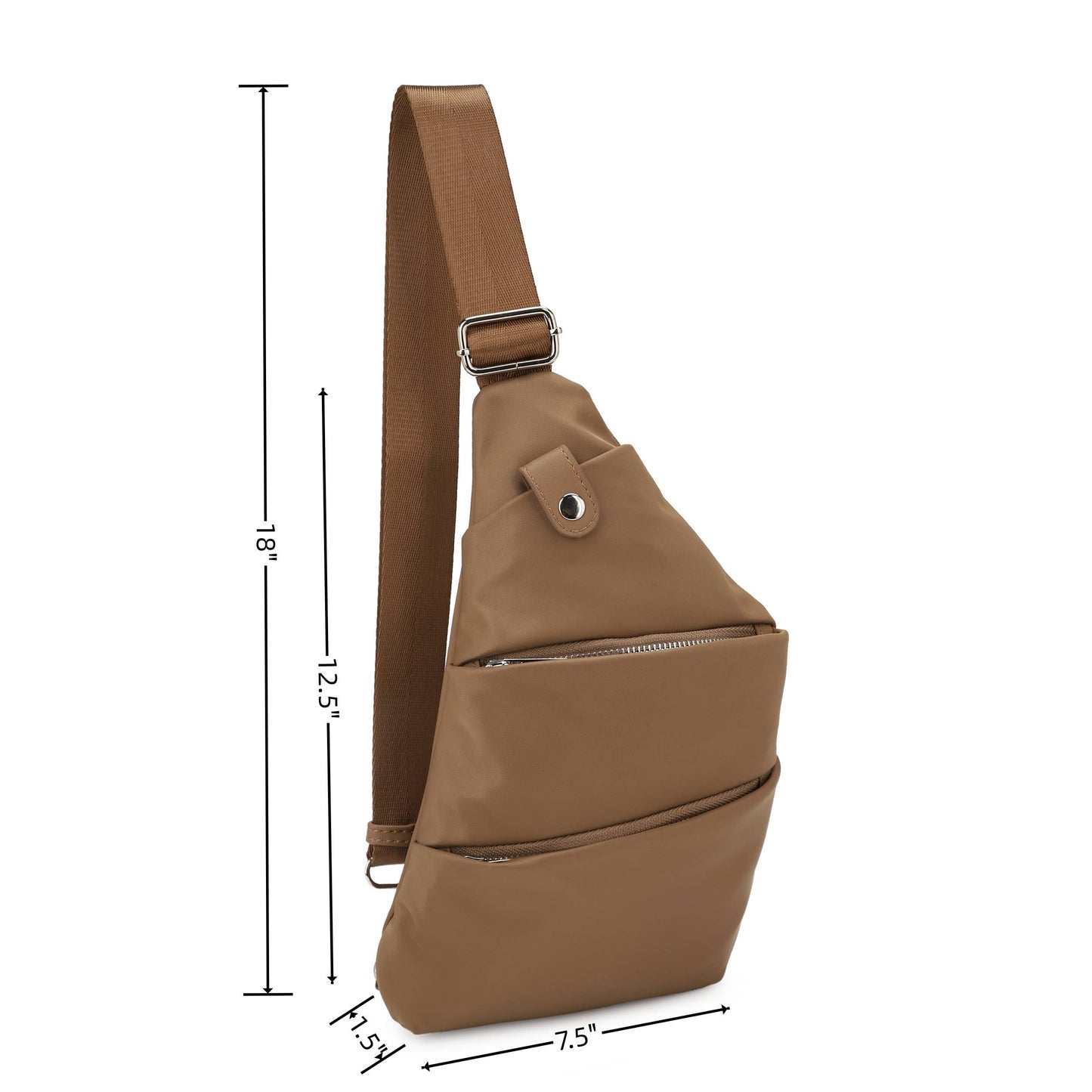 April Unisex Nylon Sling Bag