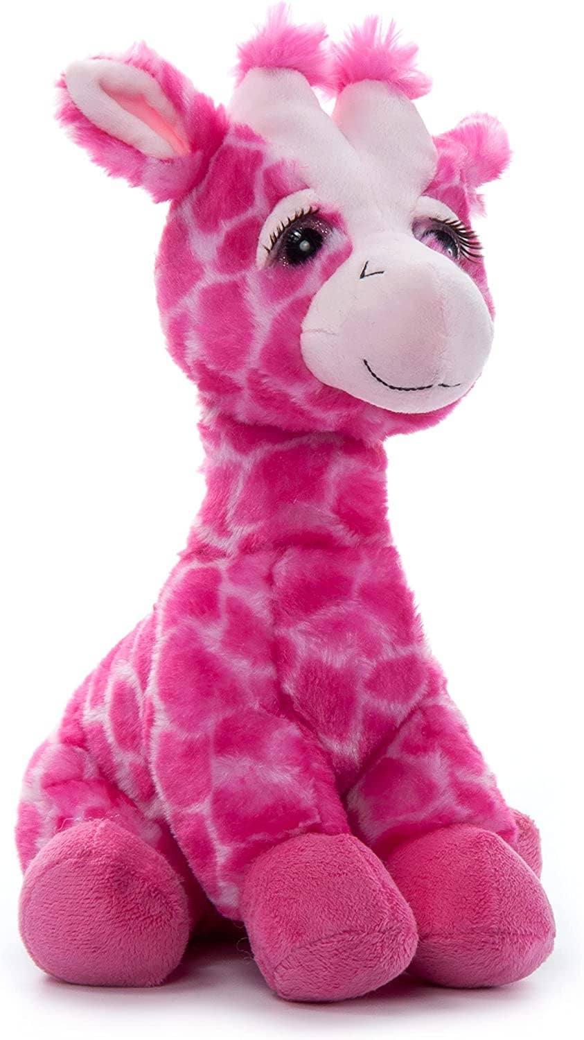 12" (30cm Lash'z Giraffe Pink Stuffed Animal