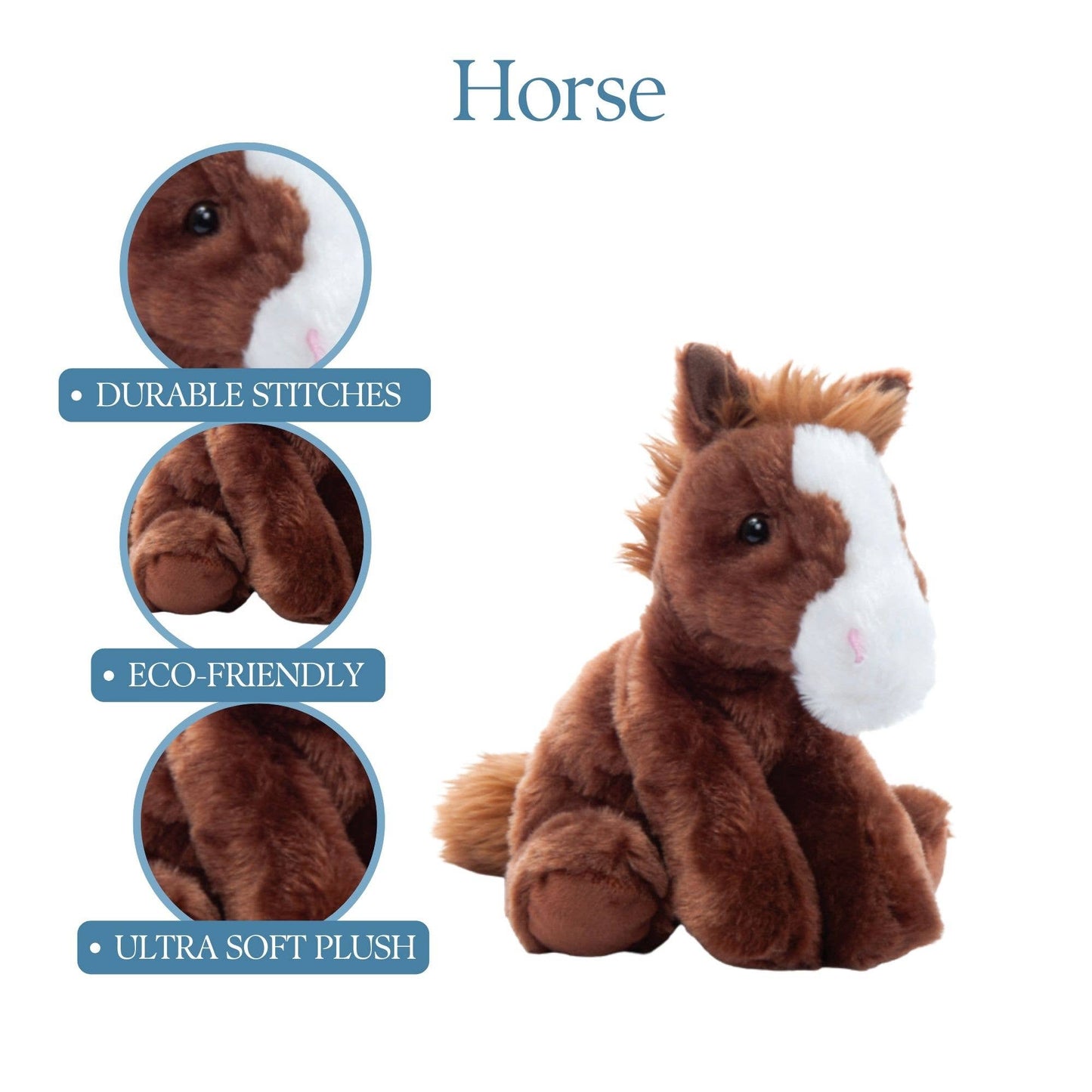 8" (20cm) Wild Onez Horse / Pony Farm/Barnyard Animal