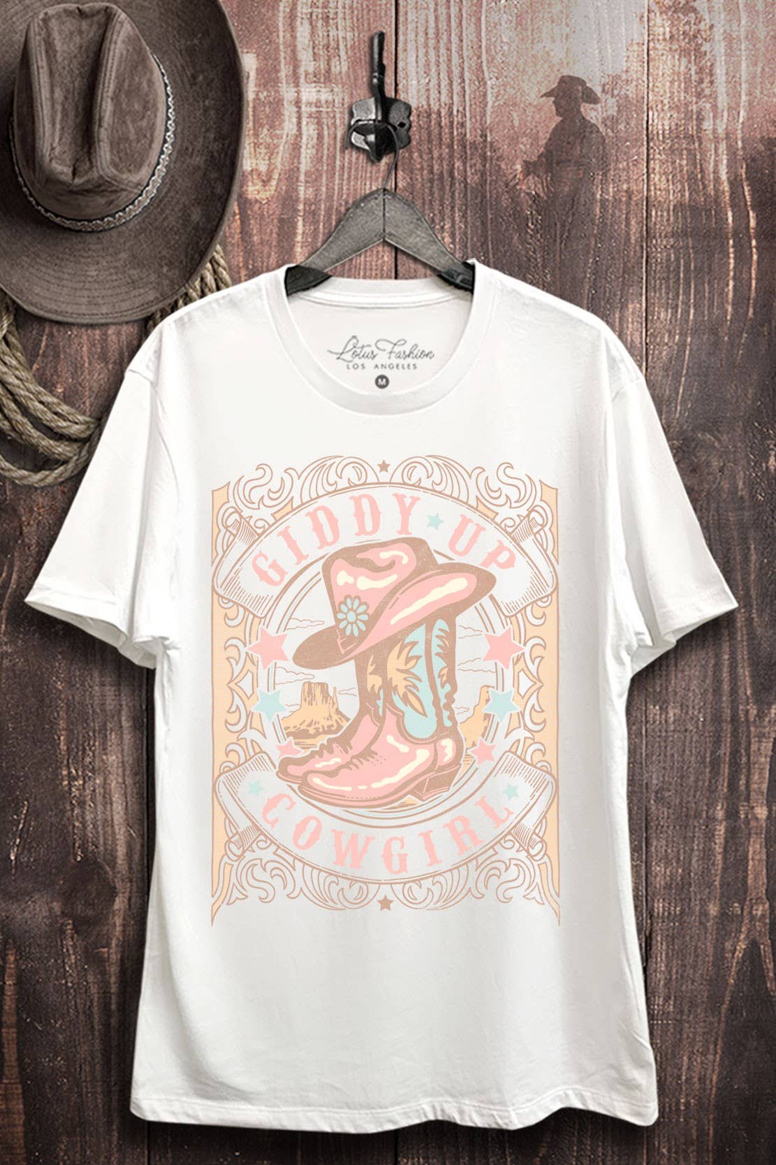 Giddy Up Cowgirl Graphic Top