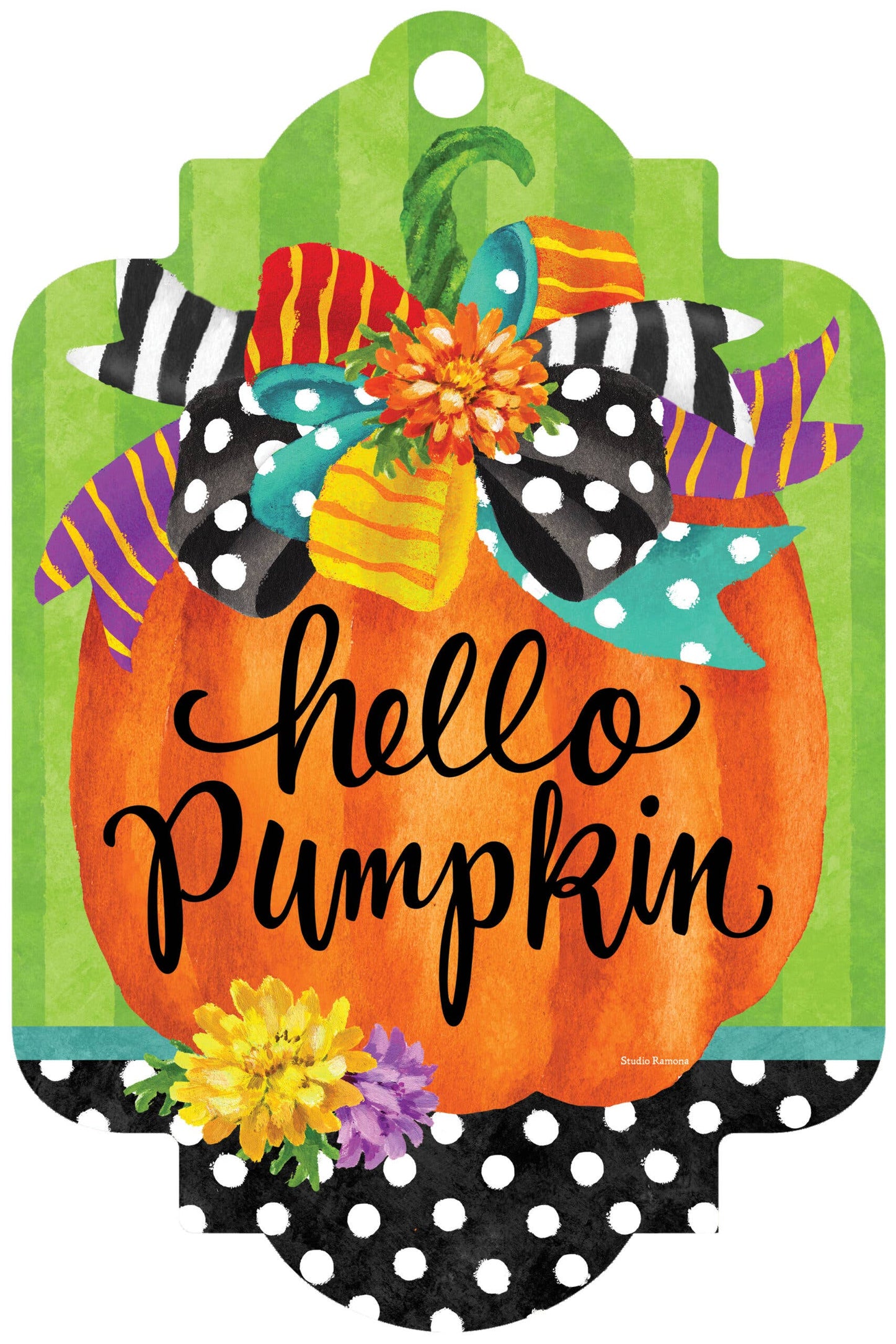 Deluxe Door Decor-Hello Pumpkin