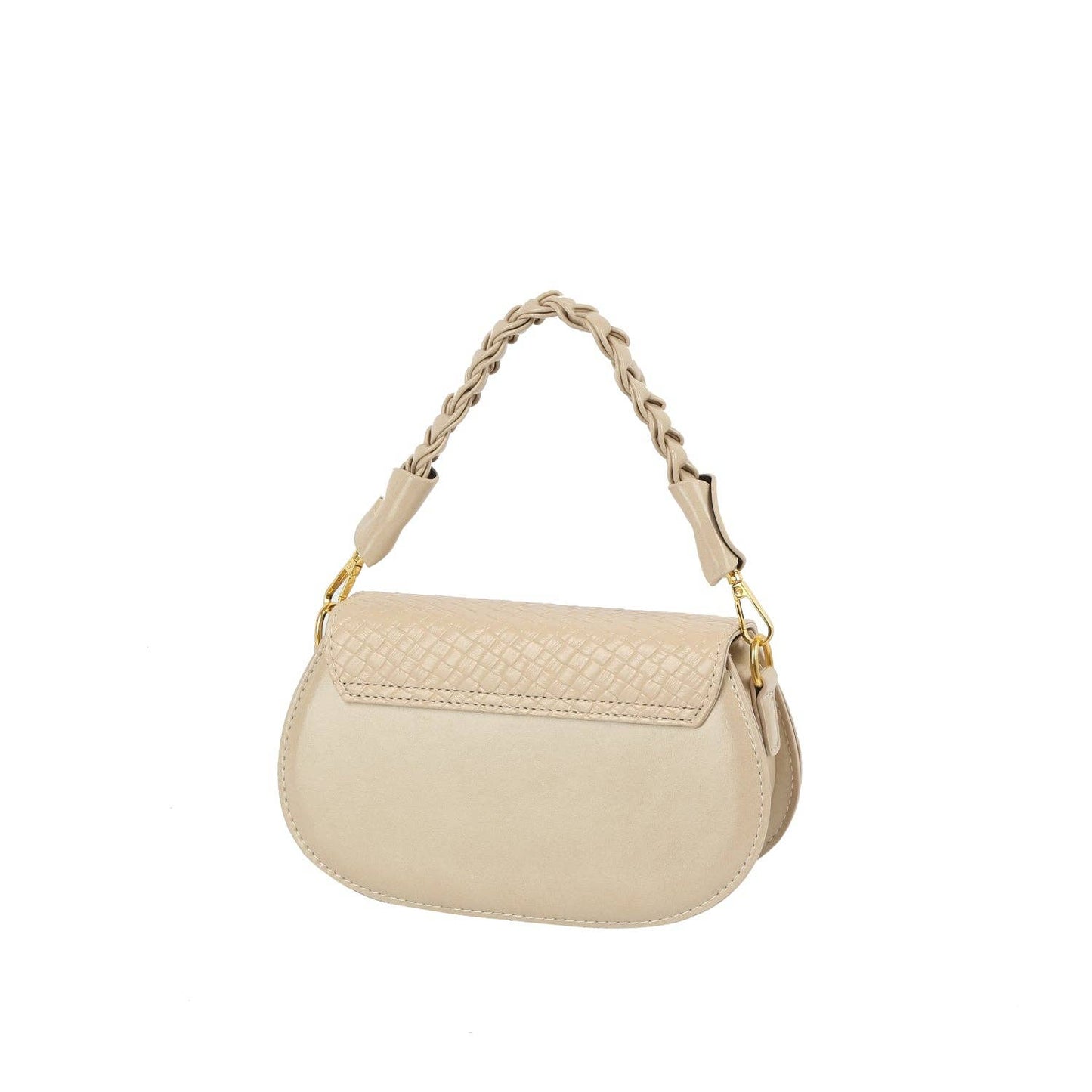 Braided Charm Woven Mini Crossbody