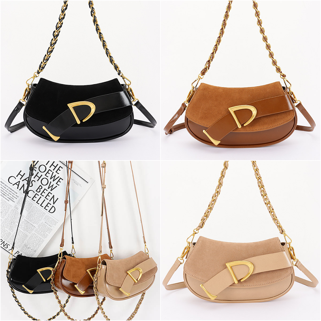Luxury Crescent Flap Shoulder Bag HPC6924