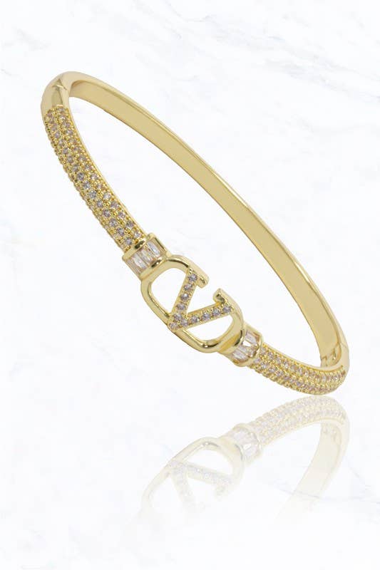 Gold Initial Bracelet