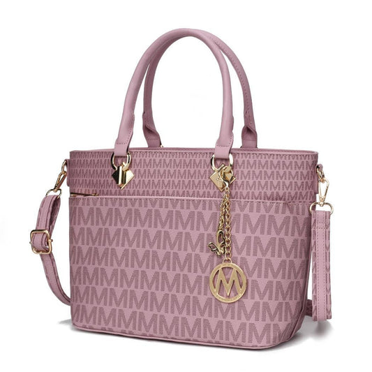 Yonah Signature Printed Women' Tote Bag by Mia K