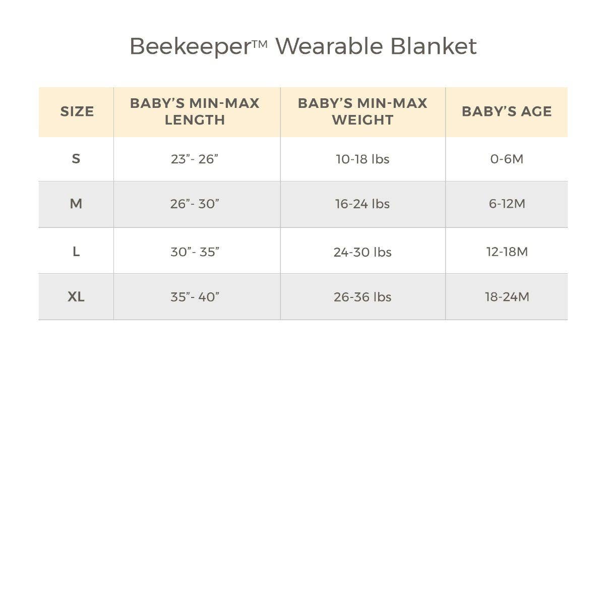 Rugby Stripe Organic Lightweight Beekeeper™ Wearable Baby Blanket - Oat