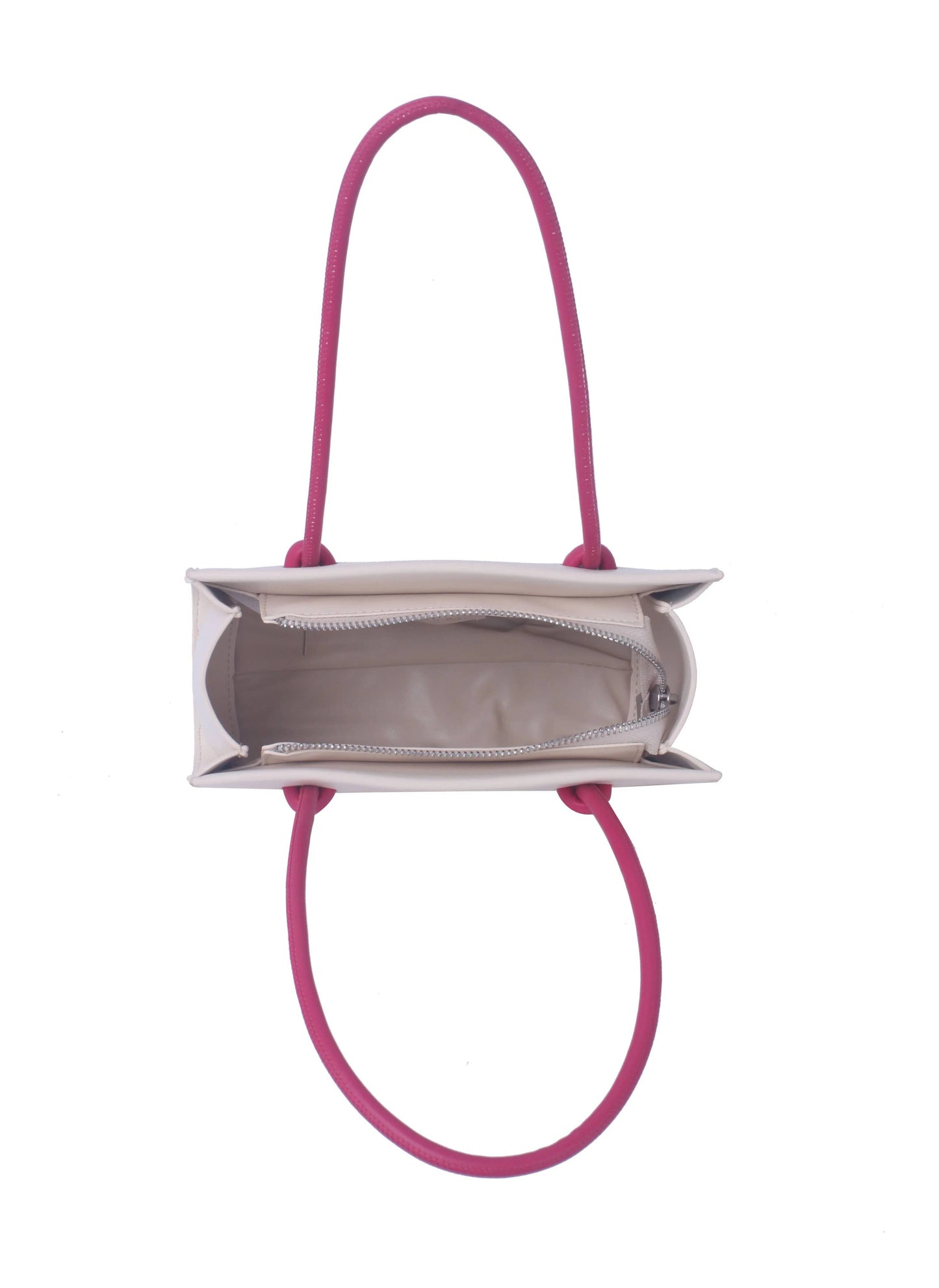 Contrast Handle Fashion Hand Tote