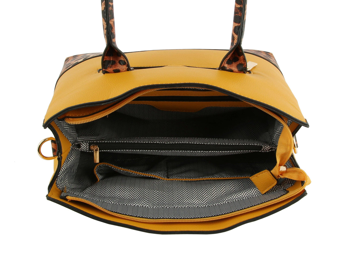 Women's Satchel Purse Shoulder Bag - Vegan Leather