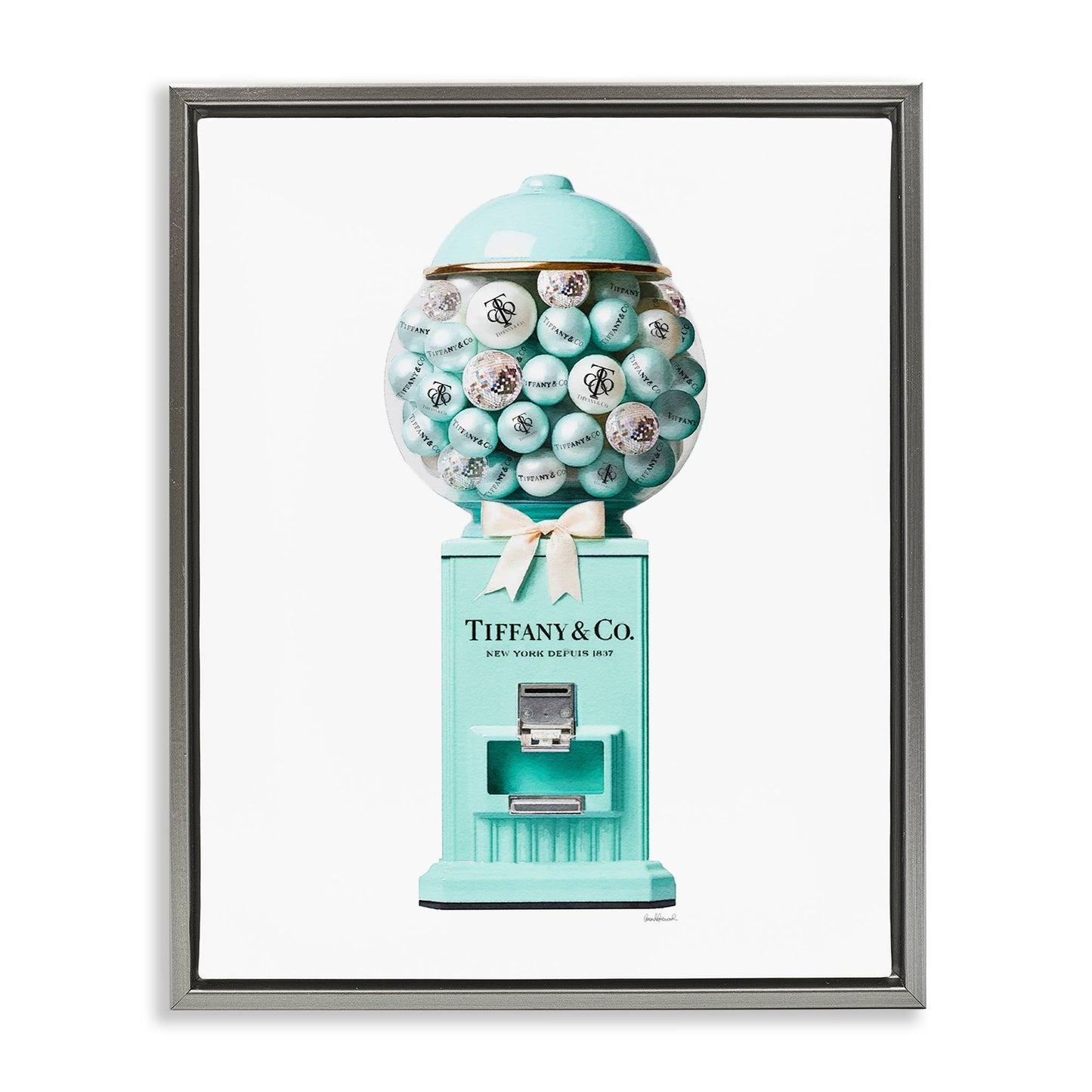 Turquoise Fashion Candy - Framed Wall Art